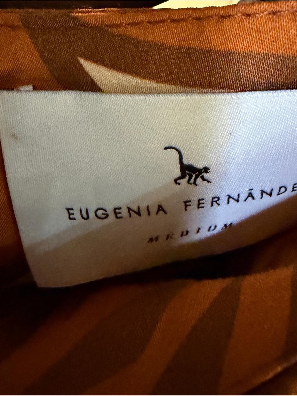 Eugenia Fernandez One Shoulder Dress M - Picture 4 of 5